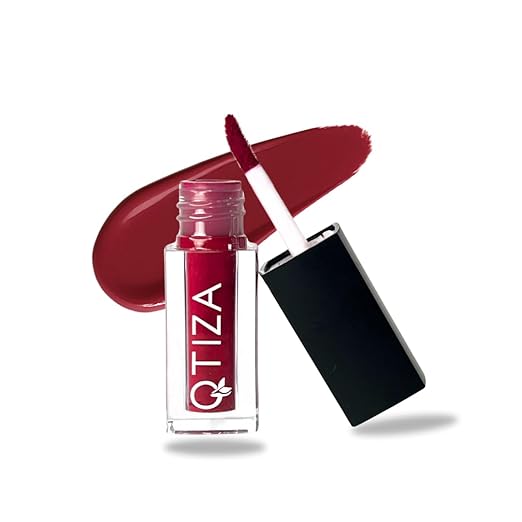 Qtiza Matte Liquid Lipstick - Rouge, Smudge-Proof & Transfer-Proof, Long-Lasting & Highly Blendable, Intense Pigmentation with Matte Finish, Cruelty-Free Makeup, 2ml 1