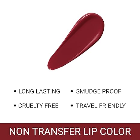 Qtiza Matte Liquid Lipstick - Rouge, Smudge-Proof & Transfer-Proof, Long-Lasting & Highly Blendable, Intense Pigmentation with Matte Finish, Cruelty-Free Makeup, 2ml 2